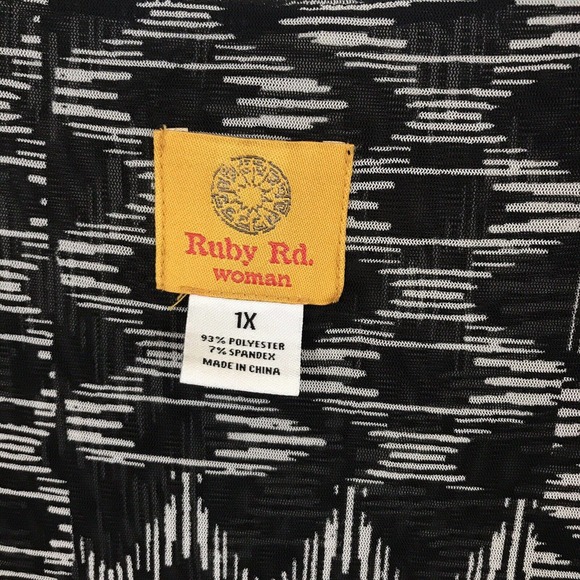 Ruby Rd. Semi Sheer Layered Top - Picture 7 of 7